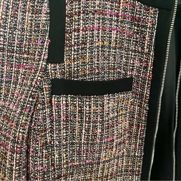 Kate Spade Puff Sleeve Tweed Jacket in Pink Plaid - Picture 7 of 11